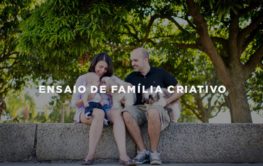 Ideias criativas para um ensaio de família diferente