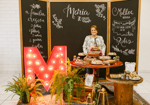 Aniversário de Maria Alves 70 anos