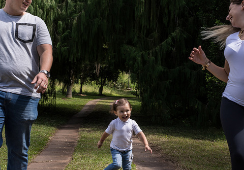 Sessão Fotográfica de Familia de A alegria da nossa Bella
