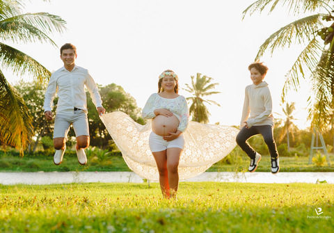 Gestante de Fotos de Gestante | Juliana + Paulo + Rodrigo a espera de Davi