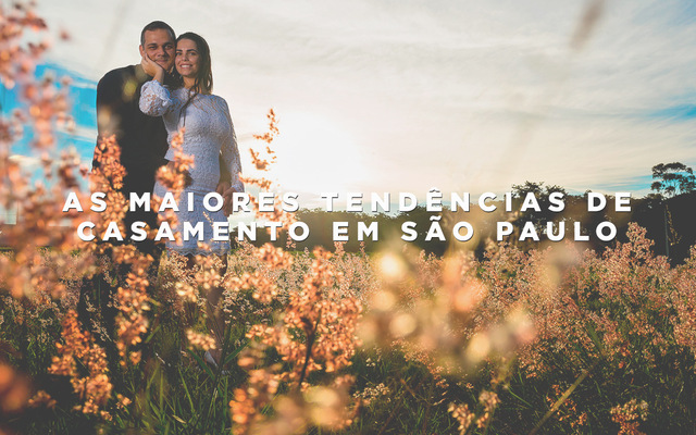 As maiores tendências de casamento em São Paulo