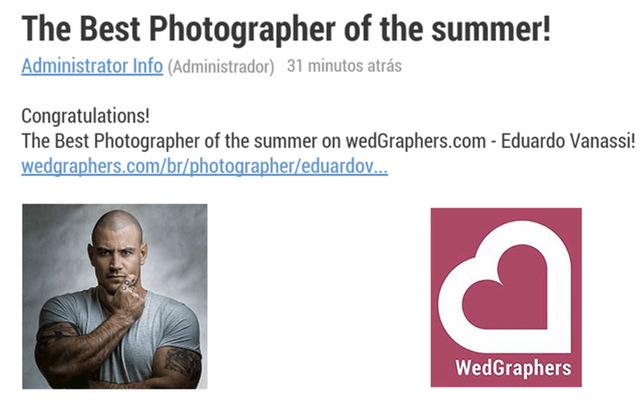 The Best Photographer of the summer! (WedGraphers)