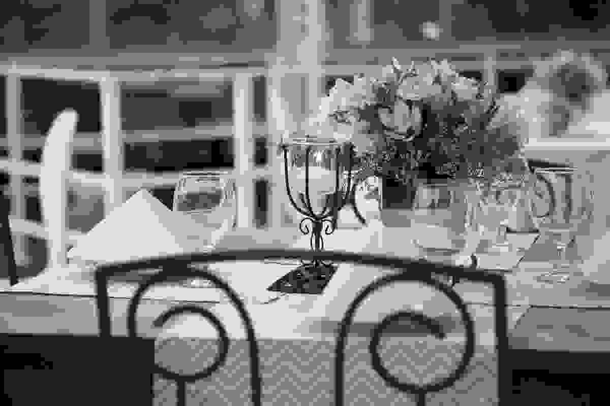 mesa dos convidados decorada