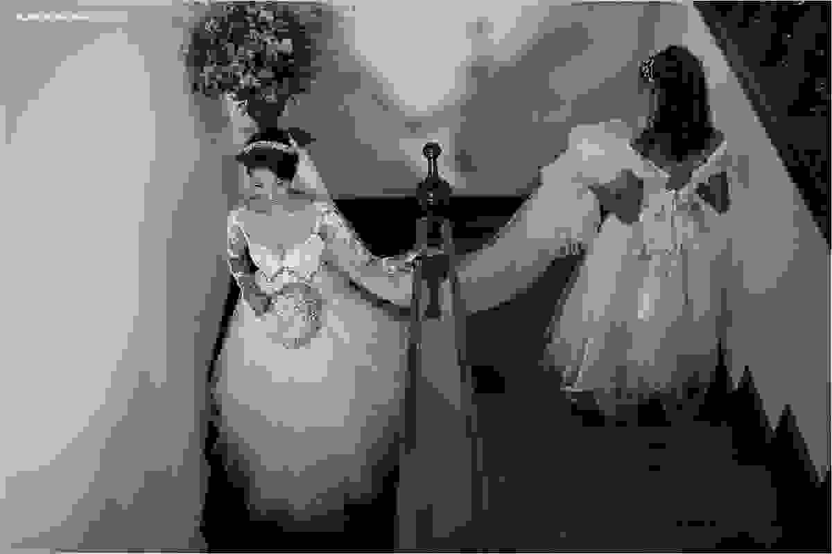 noiva indo pro casamento