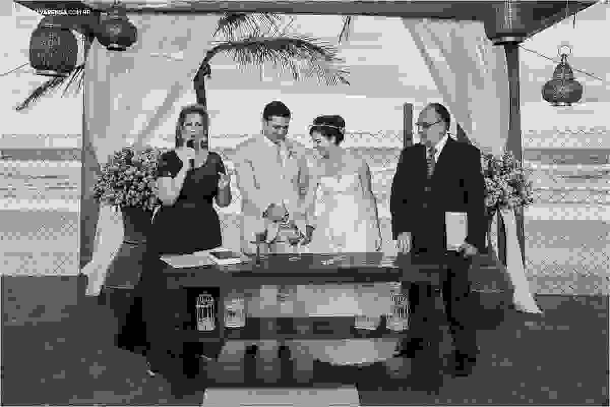 Tradição da areia no casamento