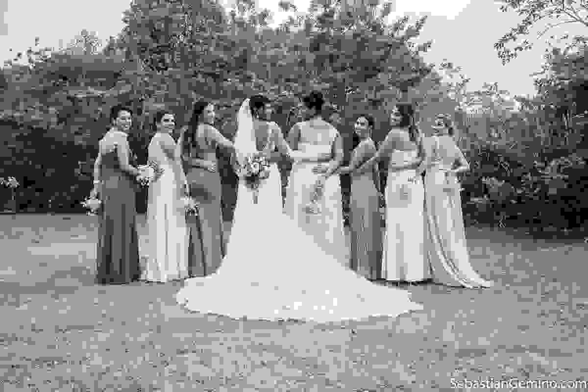 MADRINHAS CASAMENTO COM VESTIDO NUDE, CASAMENTO NO CAMPO, RJ