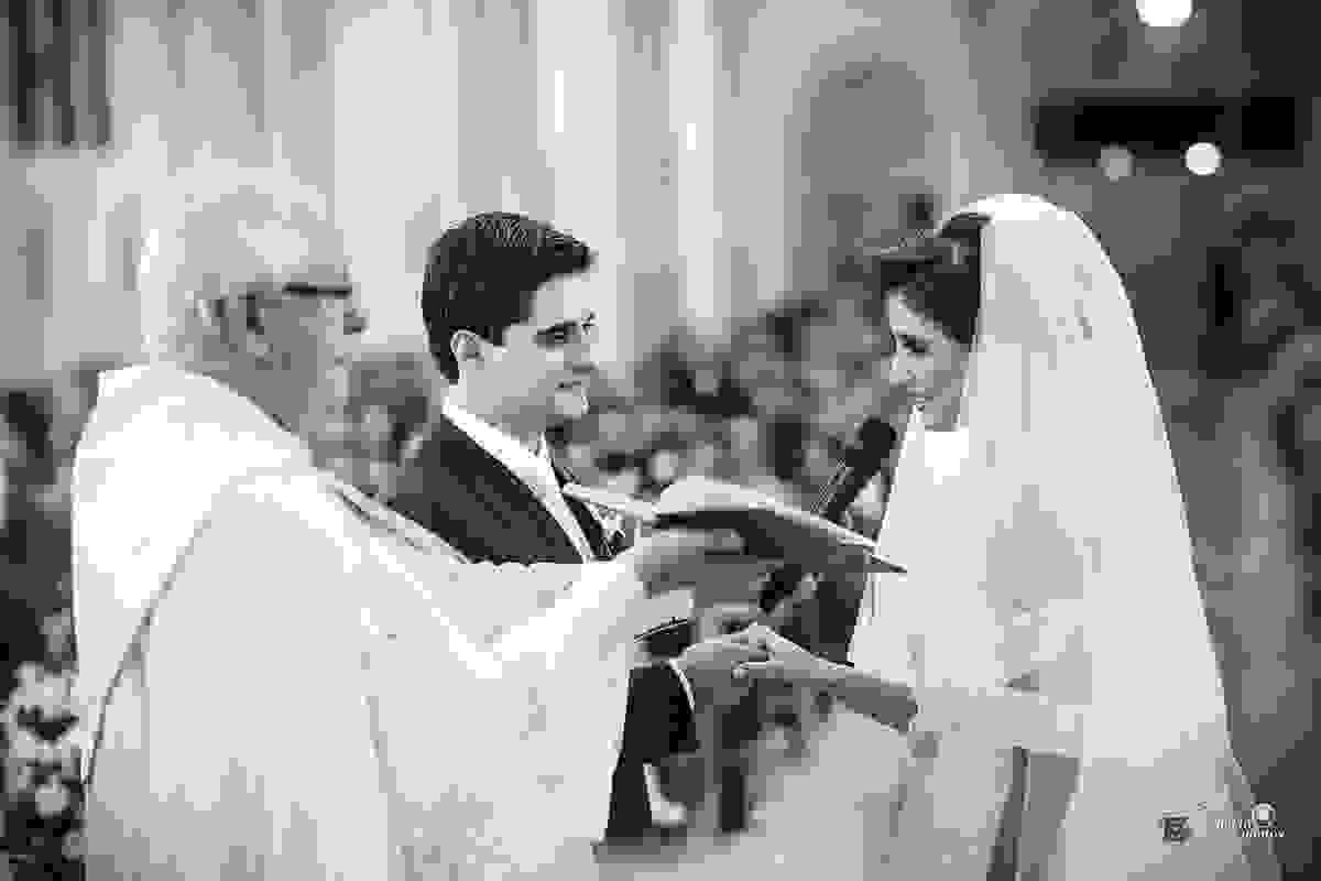 Sim, ela disse Sim.... noiva e seus votos no altar