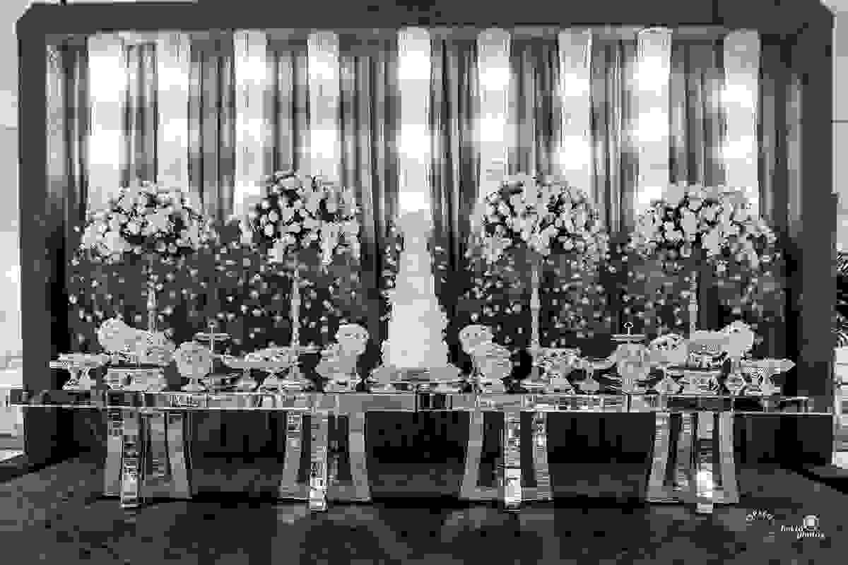Mesa de bolo na Casa Lis - Goiania