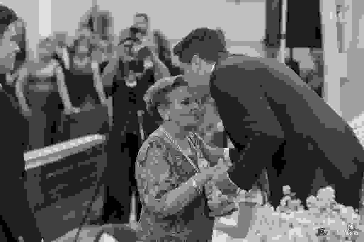 Vovó entrando com nossa senhora de fatima na catedral de goiania