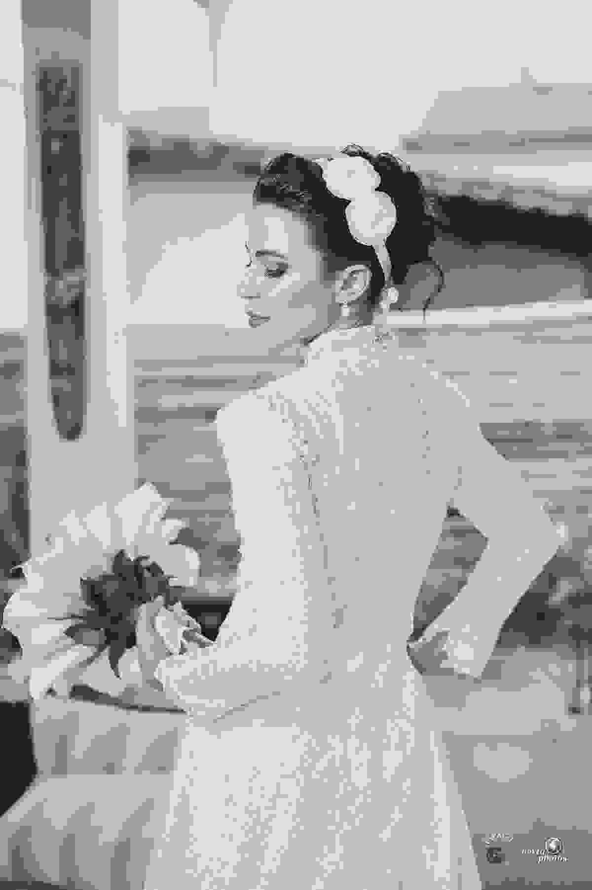 Dá para acreditar que o vestido da noiva Alberta foi usado pela mãe há 40 anos? FANTÁSTICO.