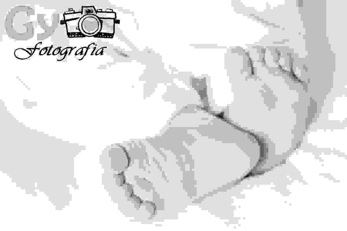Detalhes dos pés