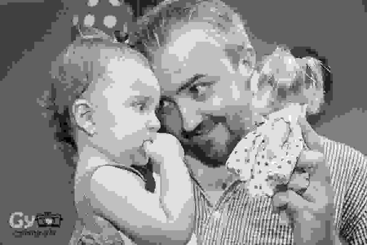Papai mimando
