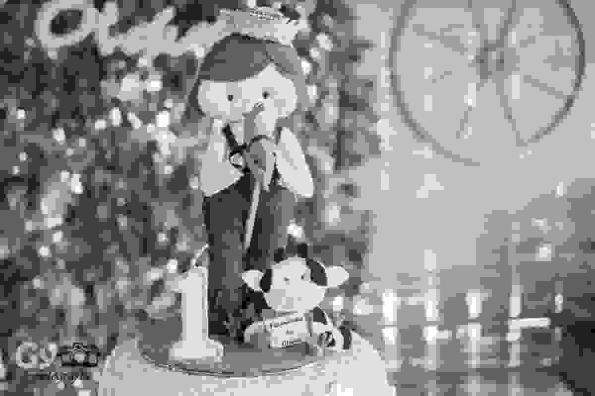 Vela personalizada feita pela mamãe