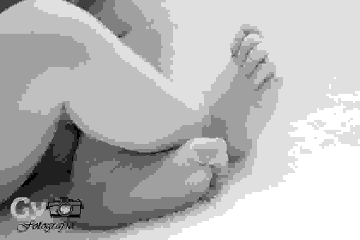 Detalhes dos pés