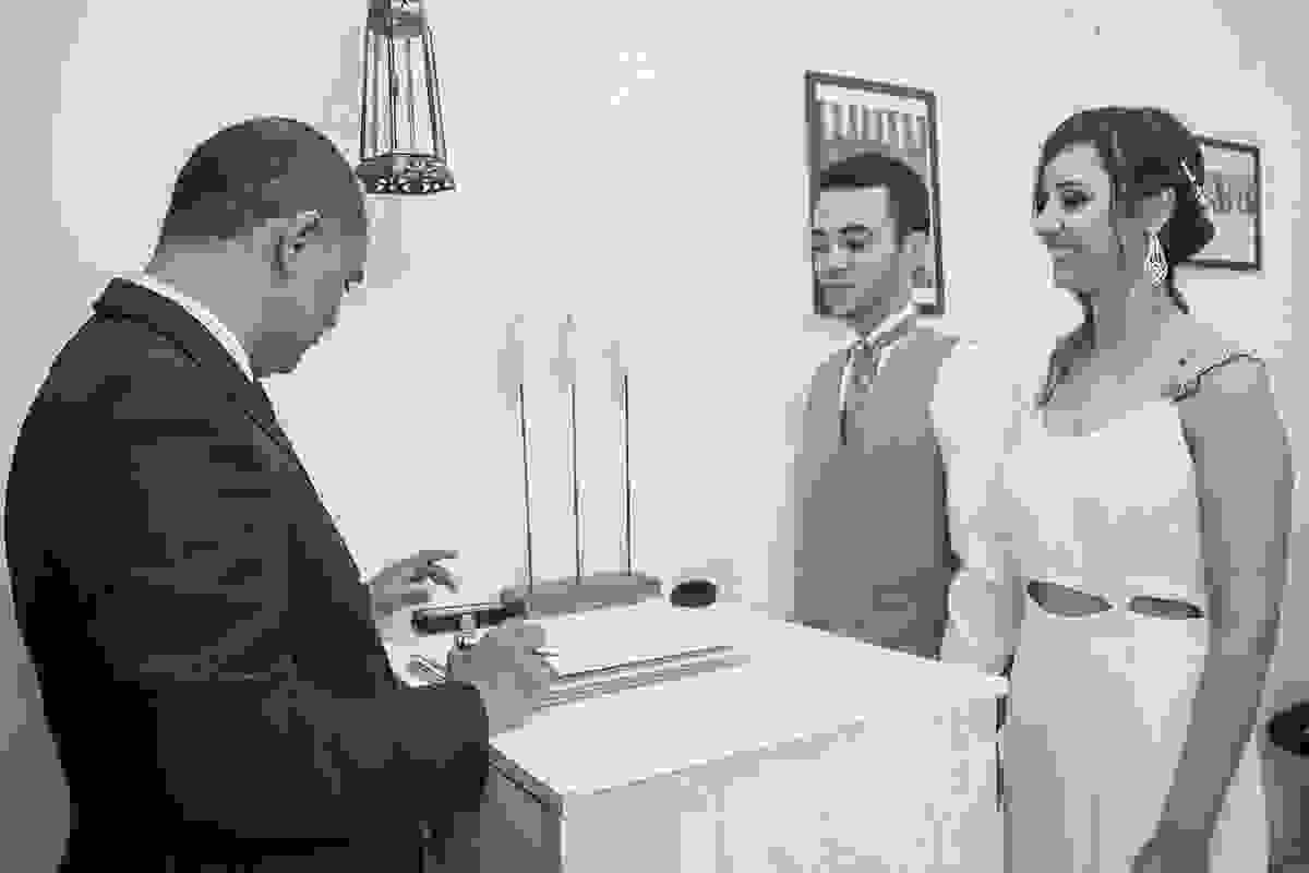 Casamento no cartório - Fotografia de Casamento - Rio das Ostras - RJ