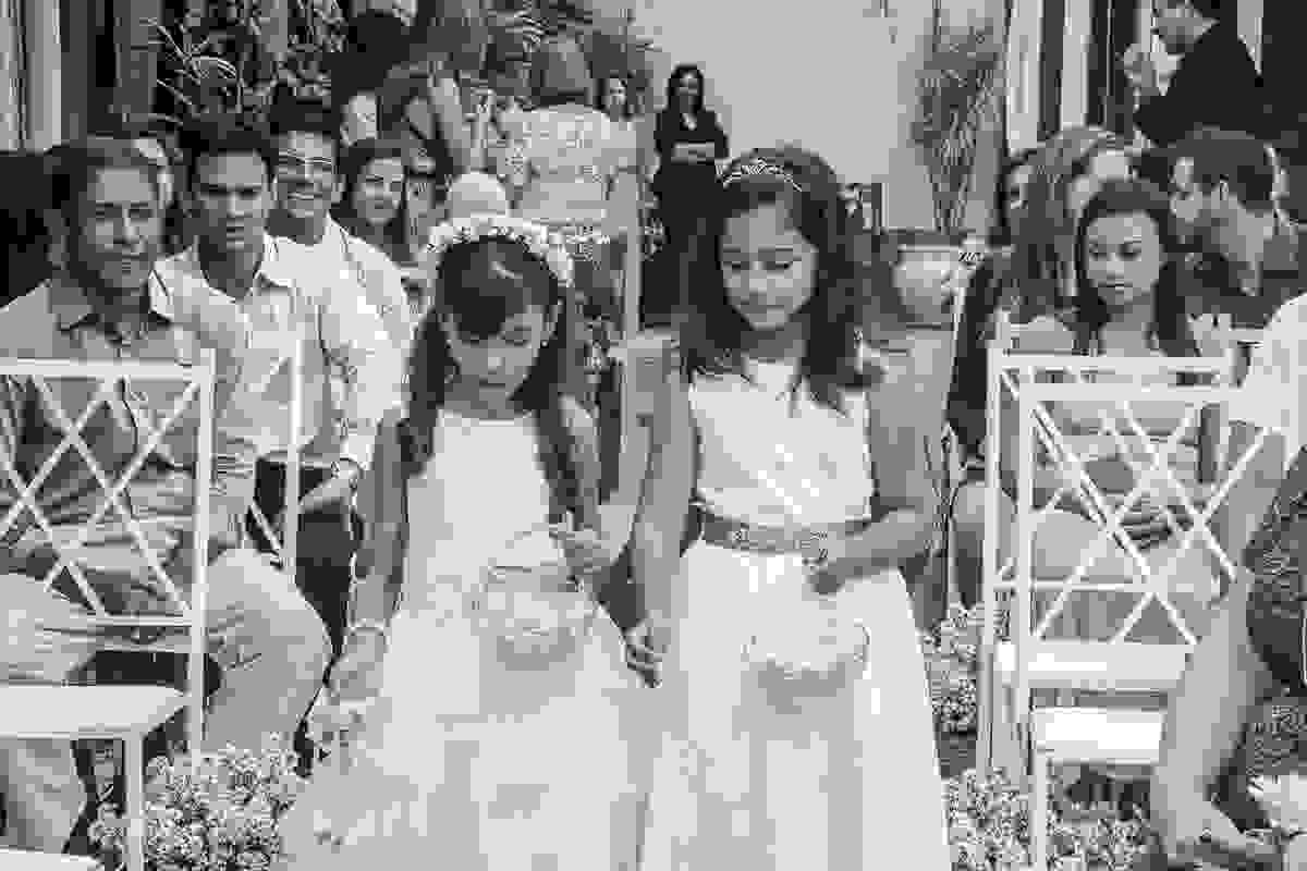 Entrada das damas - Fotografia de Casamento - Rio das Ostras - RJ