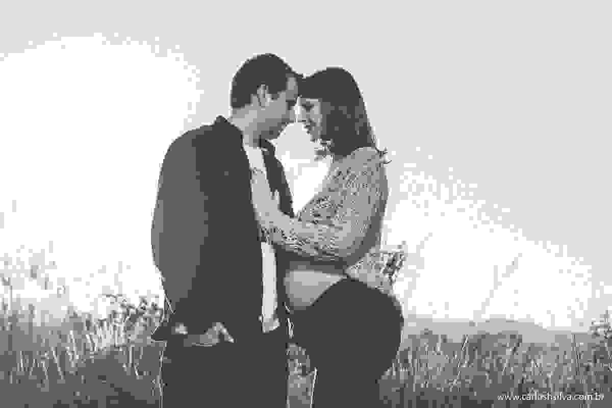 foto preto e branca mostrando sentimento de uma família