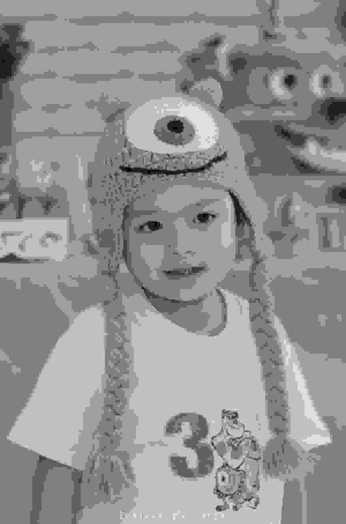 Tema Monstros S.A | Yuri Kenzo 3 anos fotografado por Banho de Arte