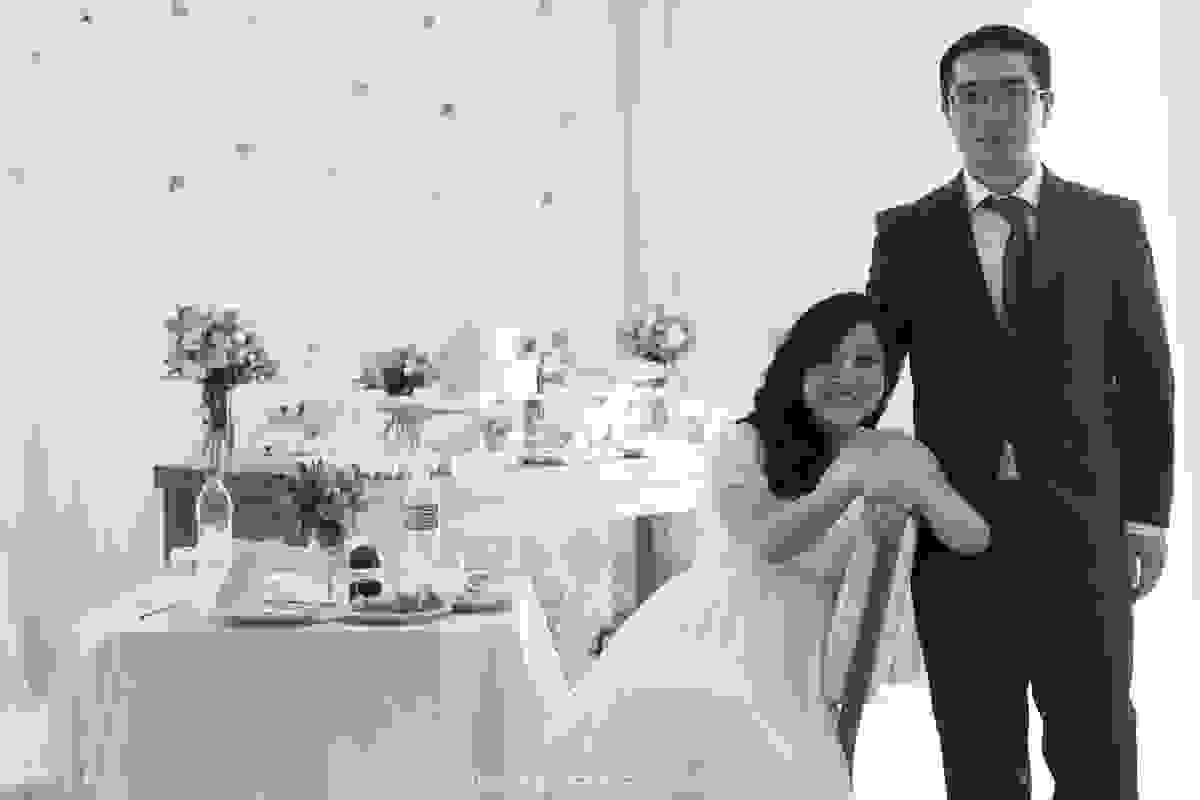 Casamento Civil Liliane e Márcio fotografado por Banho de Arte