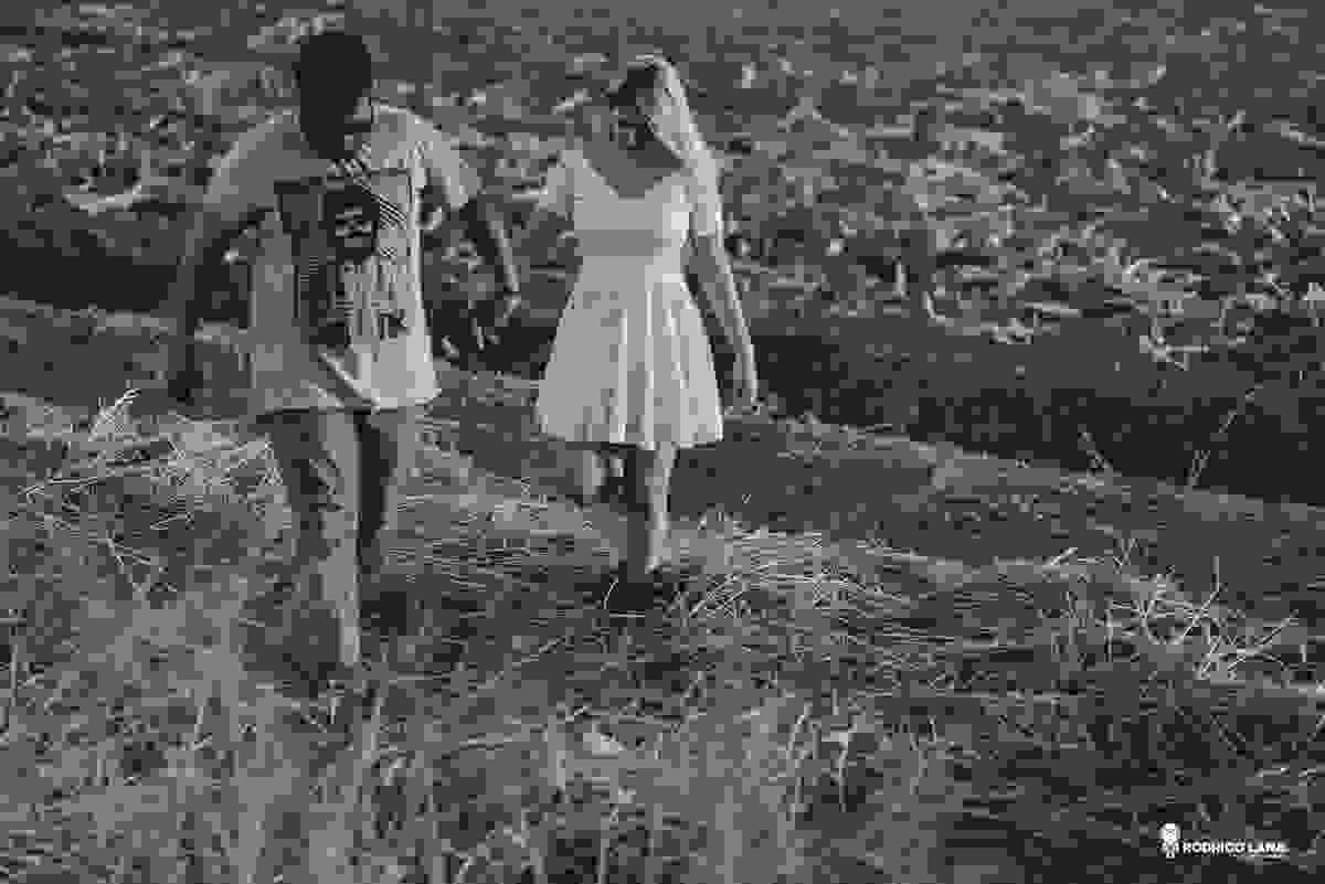 caminhando pelo campo em brasília