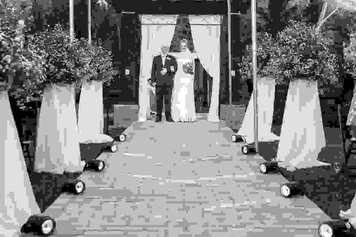noiva entrando na cerimônia,foto arte, daniel scherer, fotografo de casamento