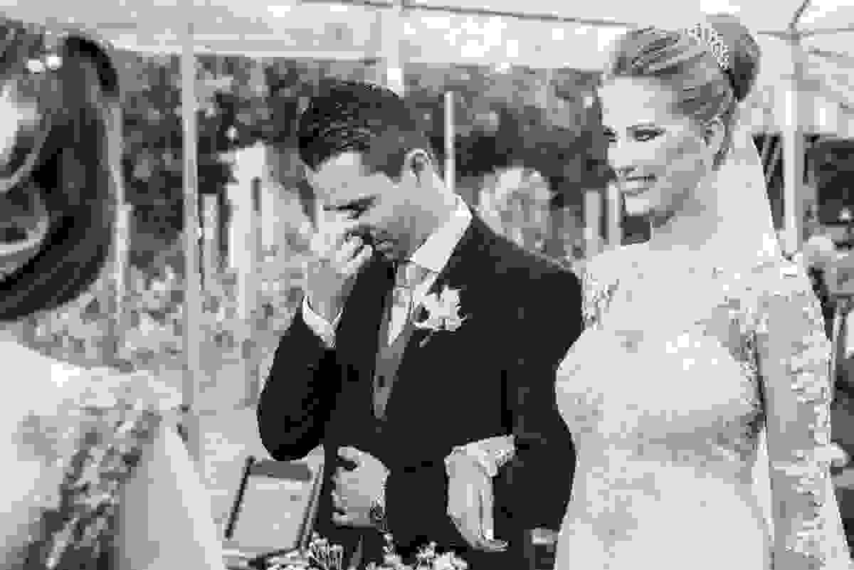 noivo chorando, noiva feliz, foto arte, daniel scherer, fotografo de casamento
