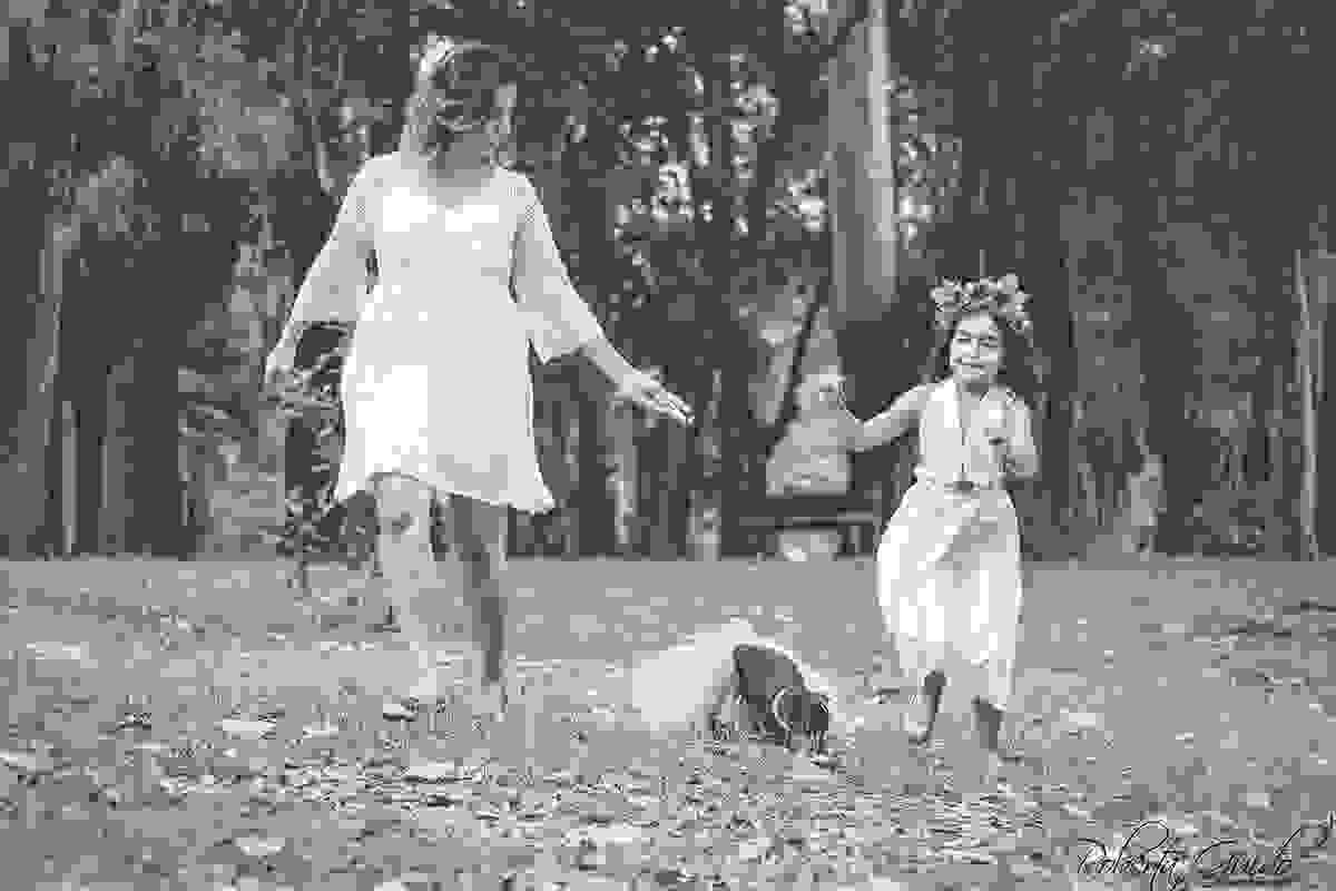 ensaio fotográfico fadas mãe e filha