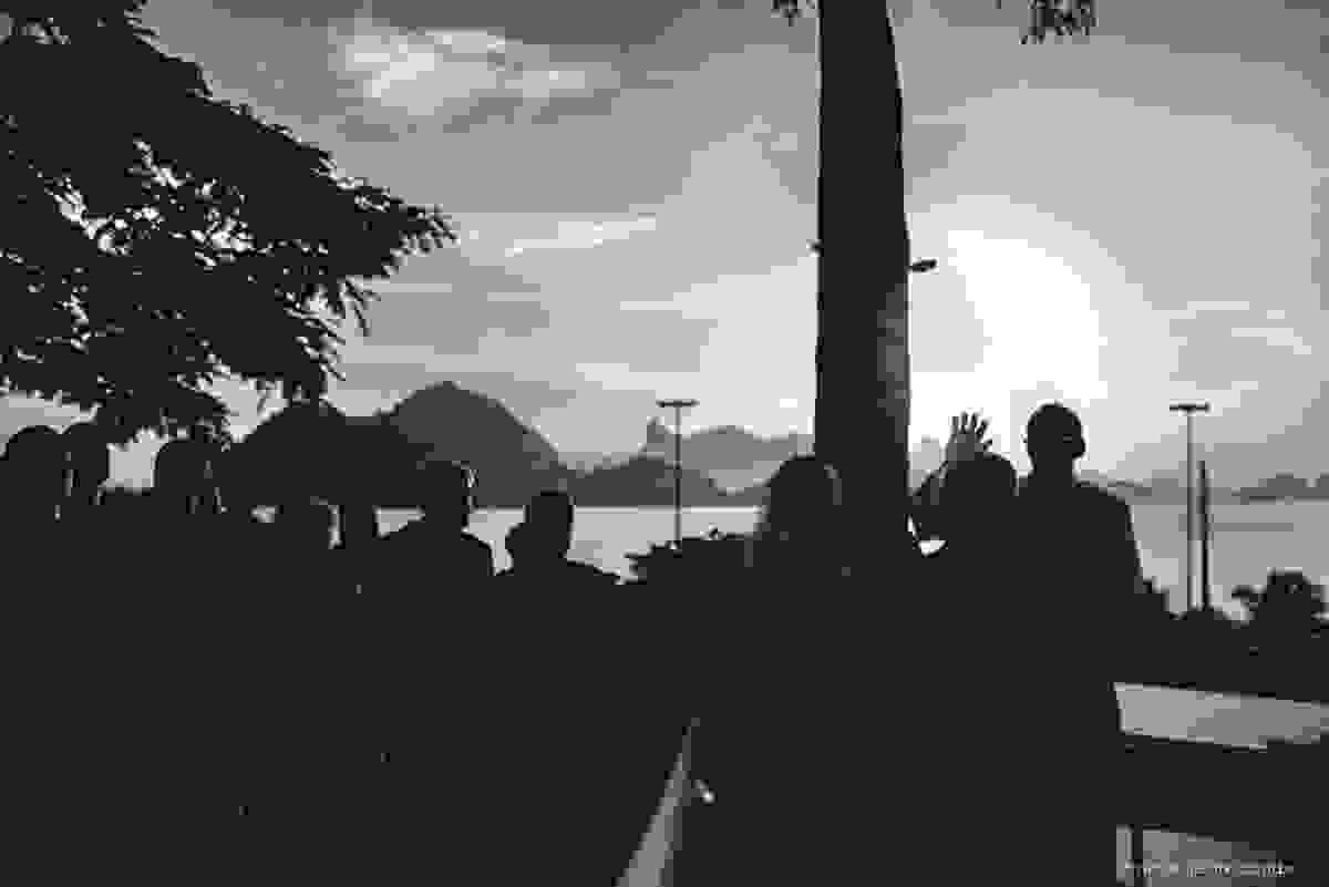 casamento no por do sol