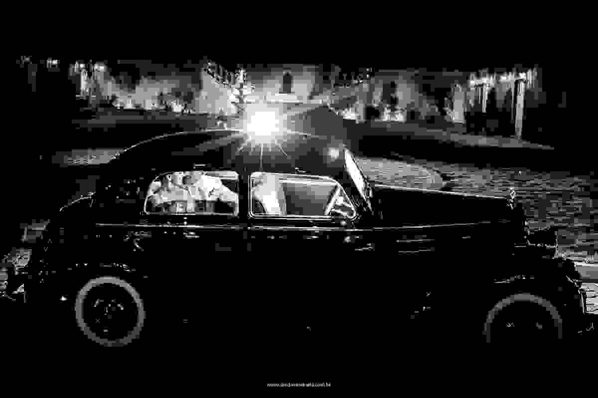 Julieta e Odenir em um lindo Mercedes 1954