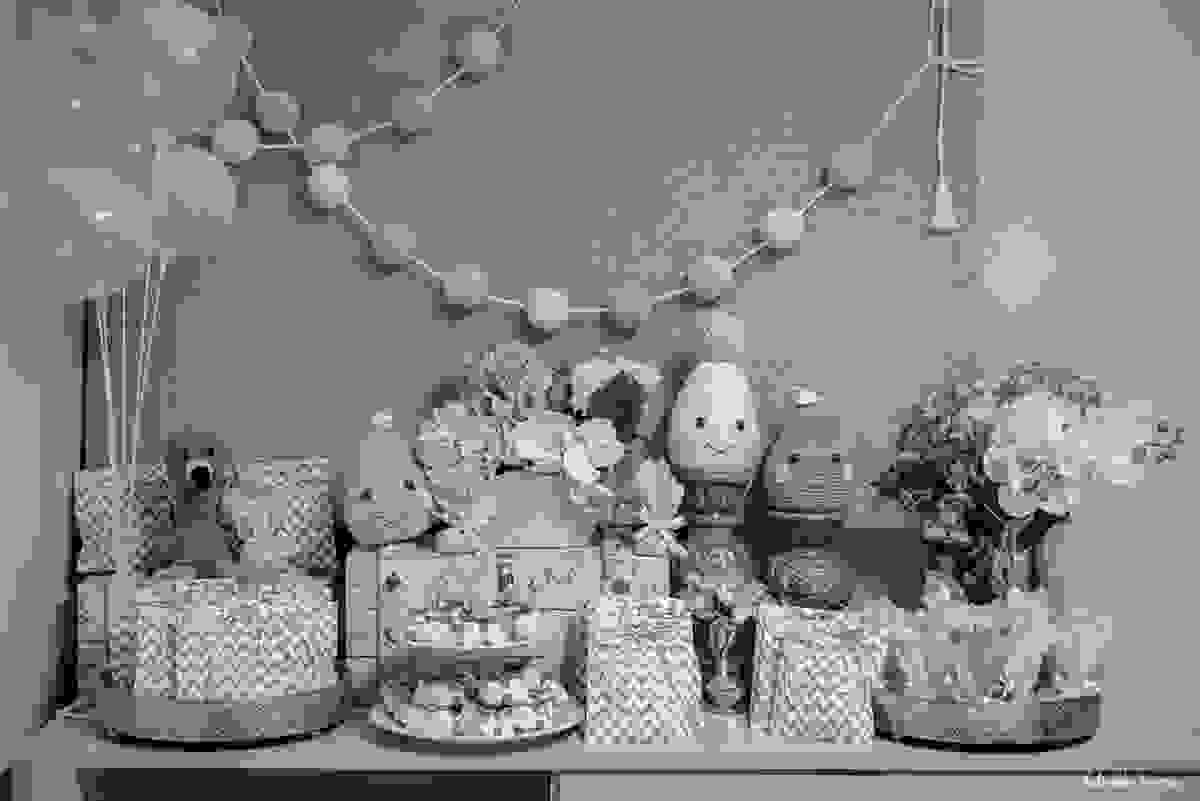 decoração linda feita especialmente para a espera da Nina - Nadia Sousa da Decora Belem