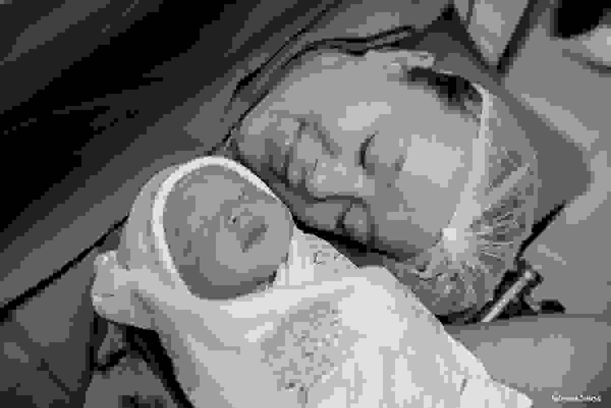 cheirinho na bebê recem-nascida na Saúde da Criança em Belém