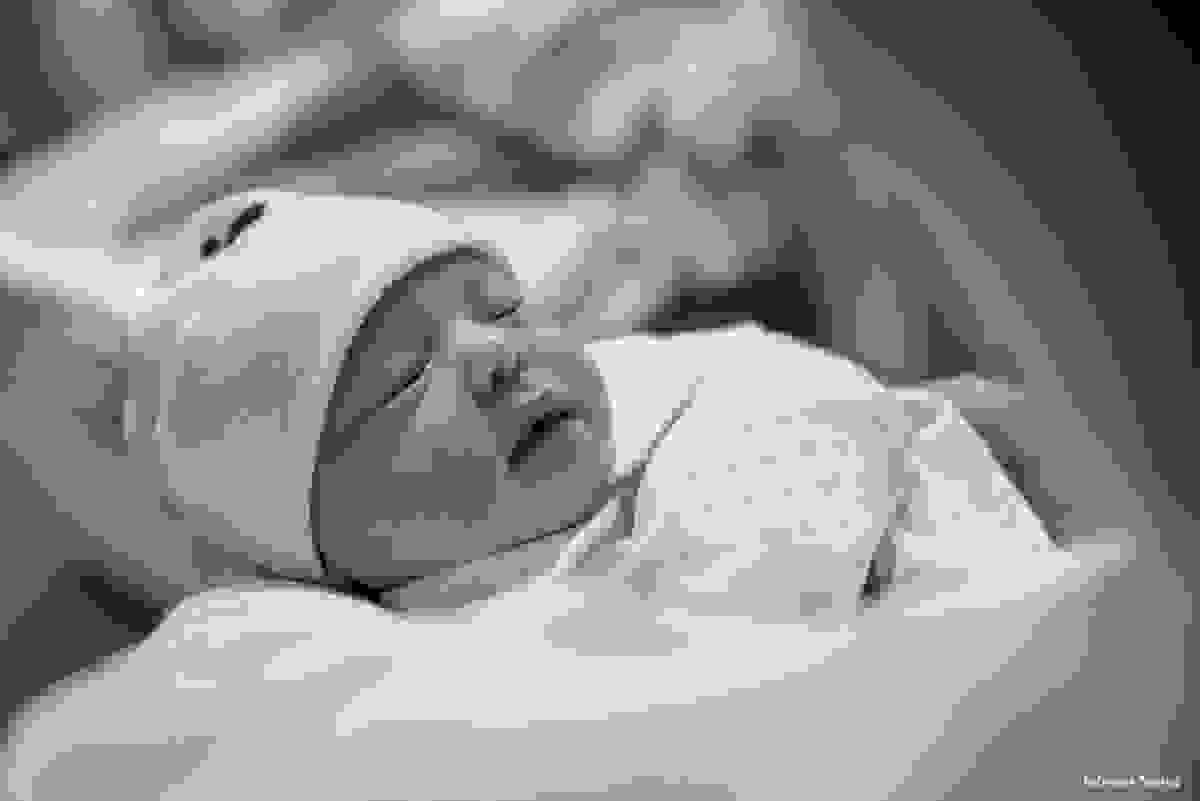 retrato da recem-nascida Nina na maternidade