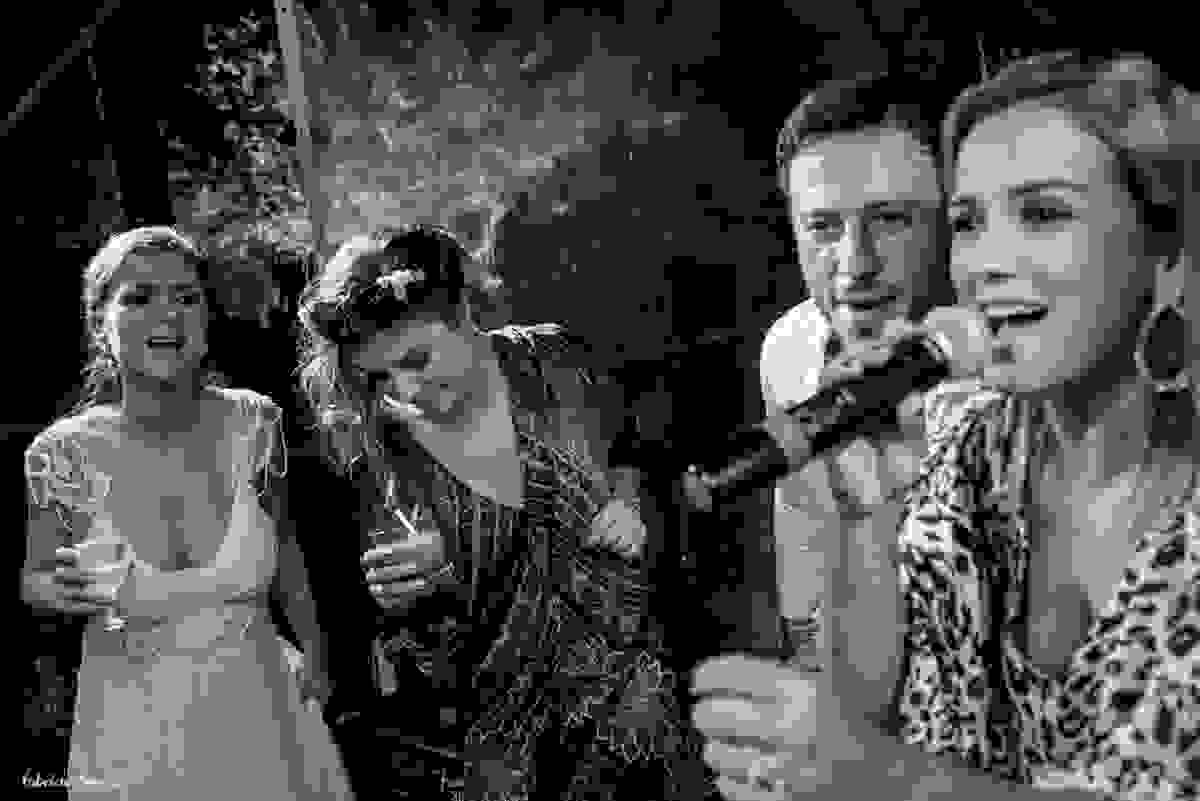 Alice Riffatti cantando live vocal com DJ Serginho Mello fechando a festa de casamento com chave de ouro