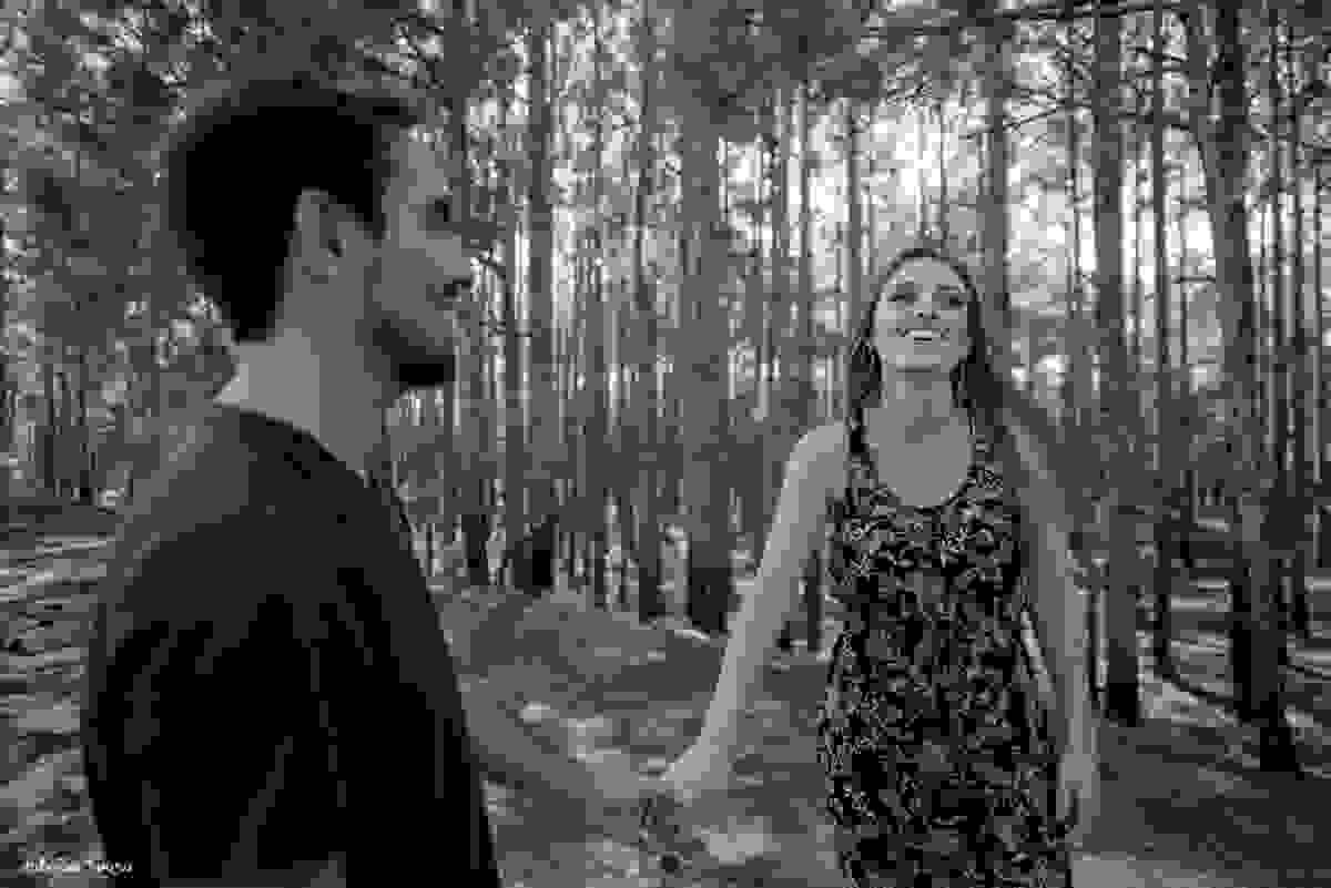 noiva Mayara fazendo charme