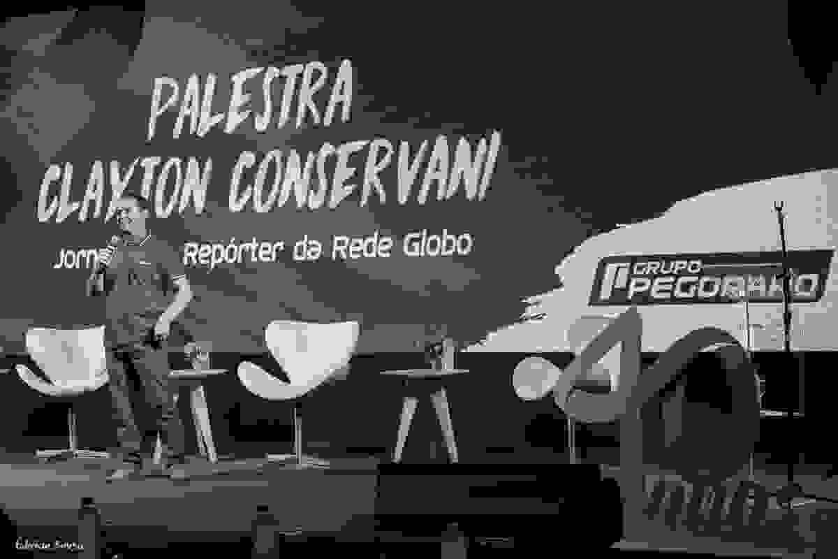 palestra Clayton Conservani na convenção de Líderes do Grupo Pegoraro - 40 anos da empresa