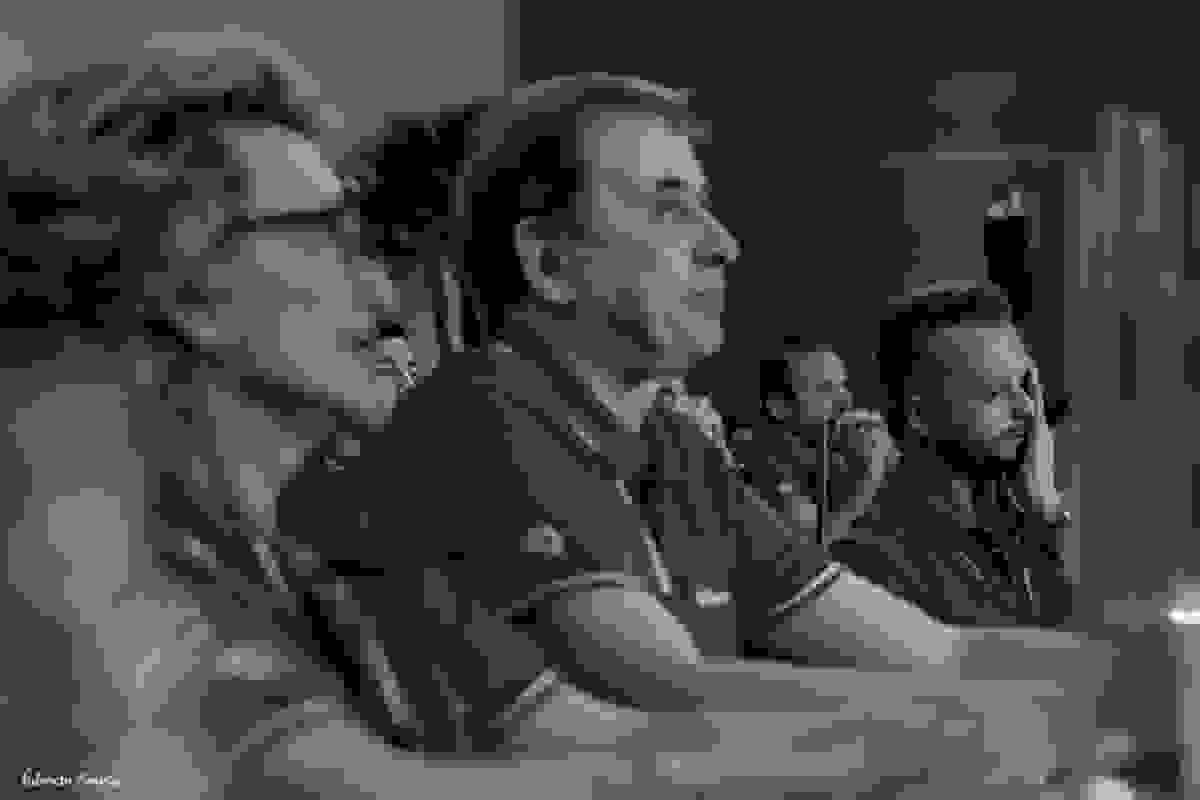 fundadores da empresa emocionados com homenagens recebidas durante aniversário de 40 anos da empresa grupo Pegoraro e Deycon