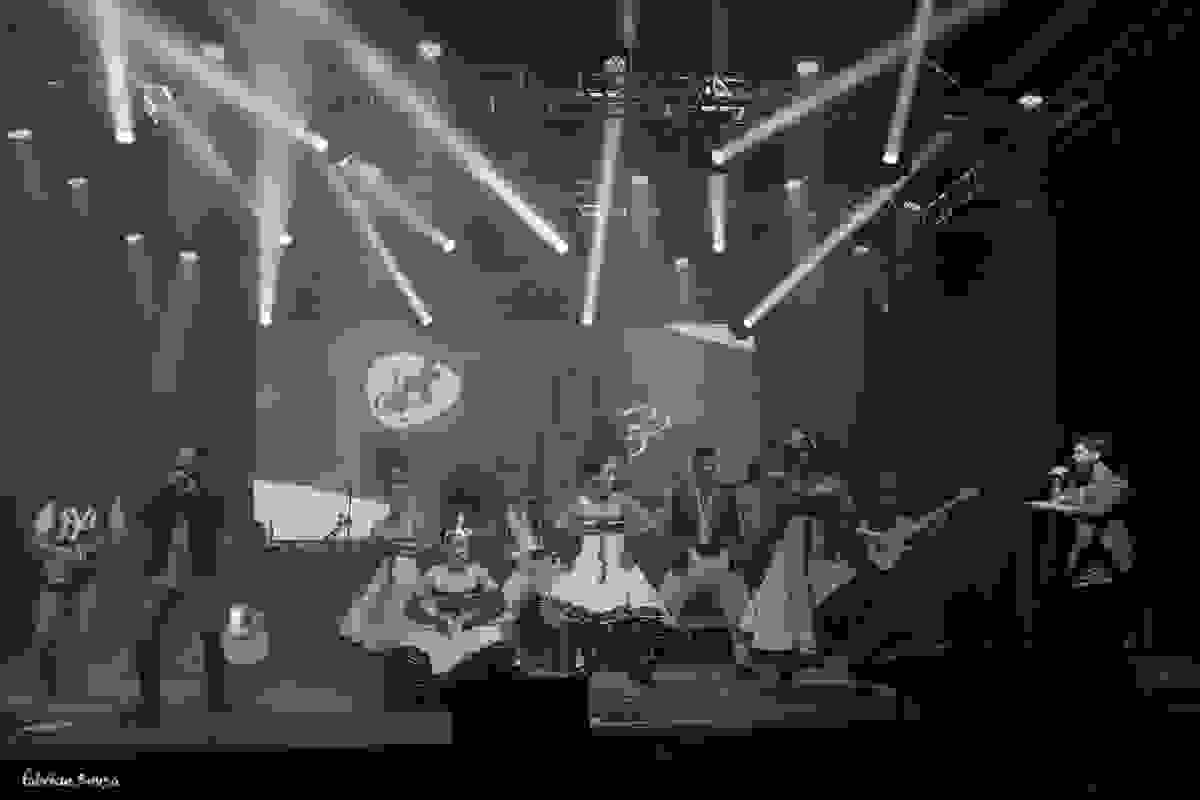 grupo de dança e Rock