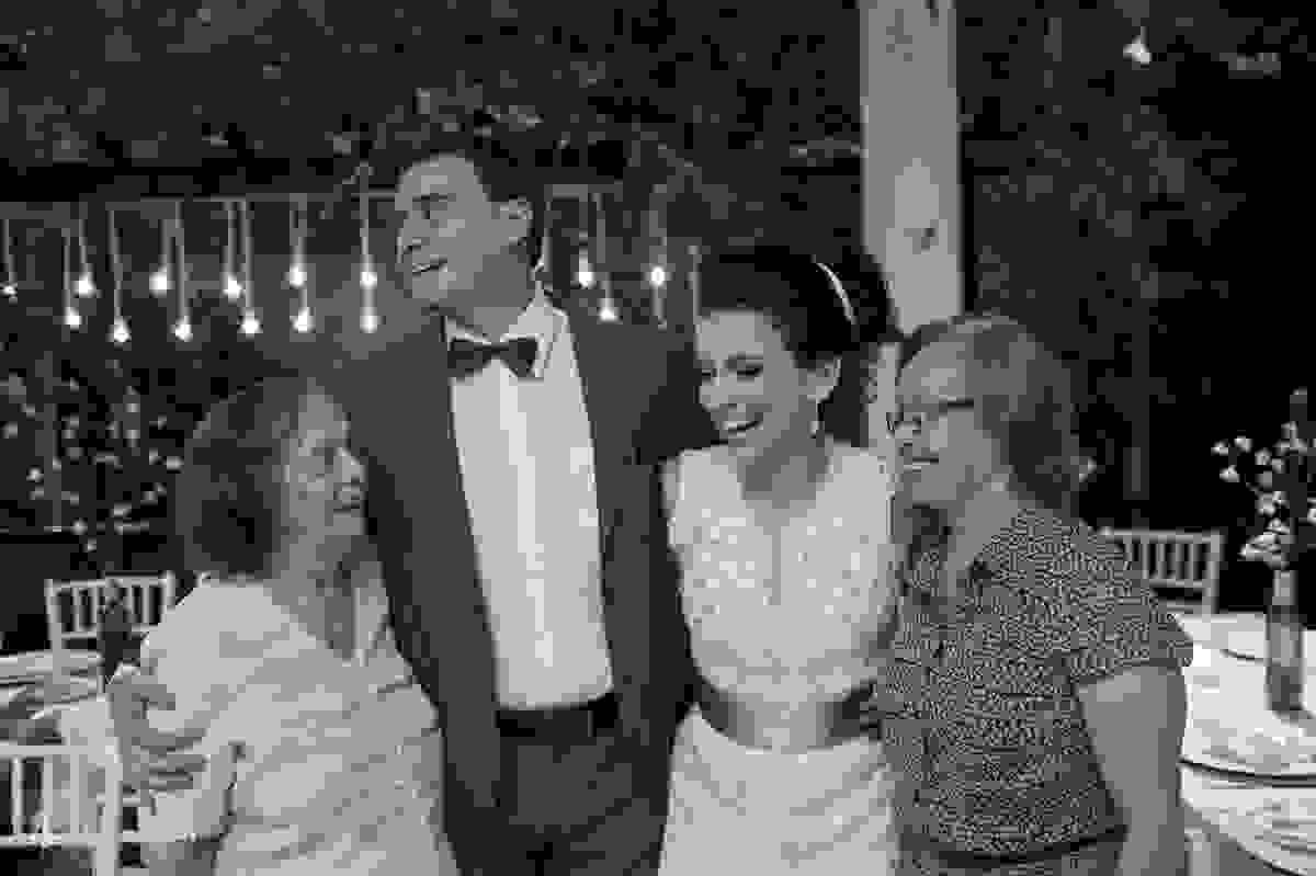 retratos descontraídos com os convidados