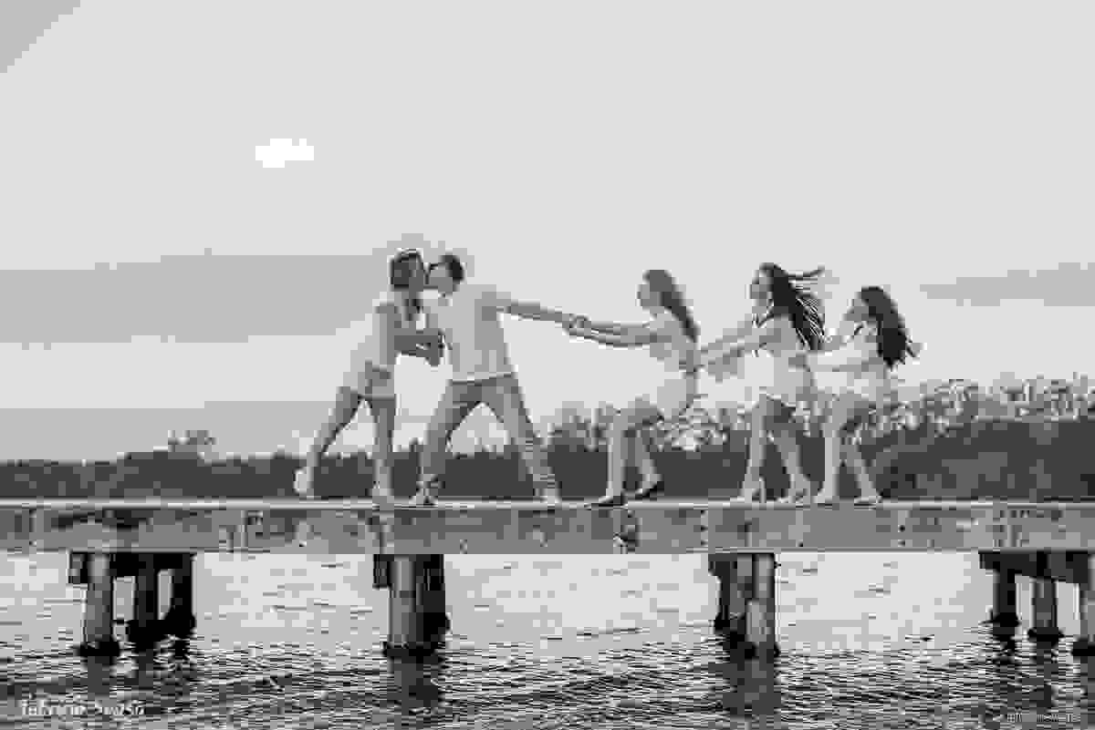 a disputa no pier