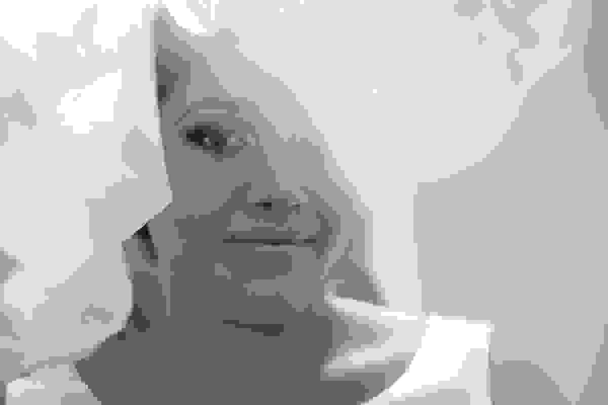 retrato da noiva sob o véu