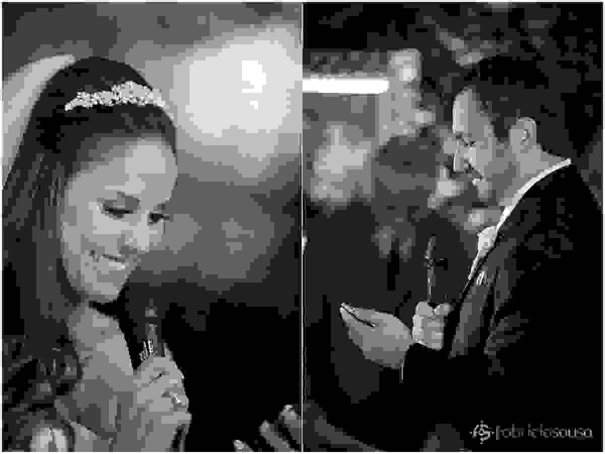 o momento dos votos com uma ajudinha do celular