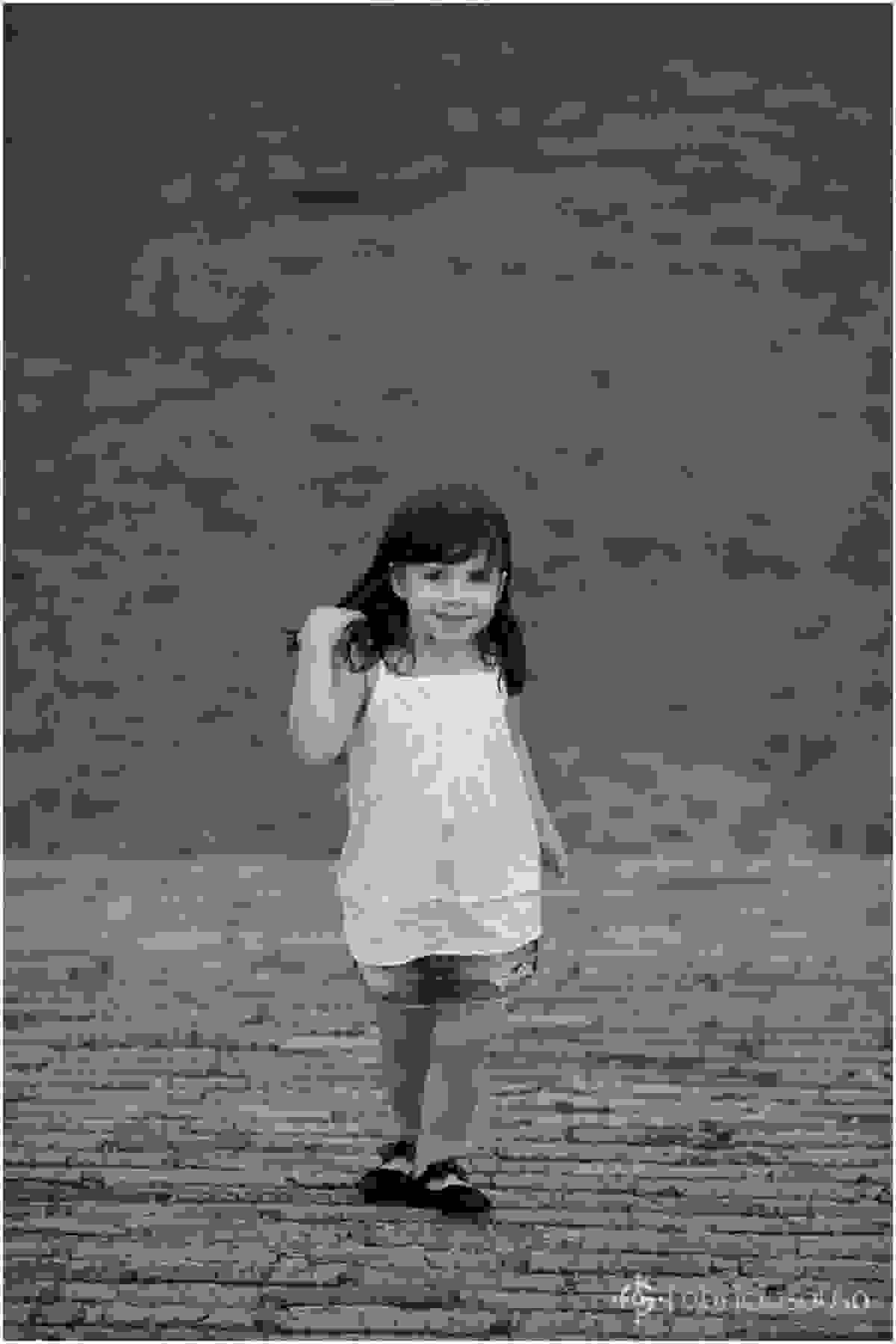 Retrato da menina pequena