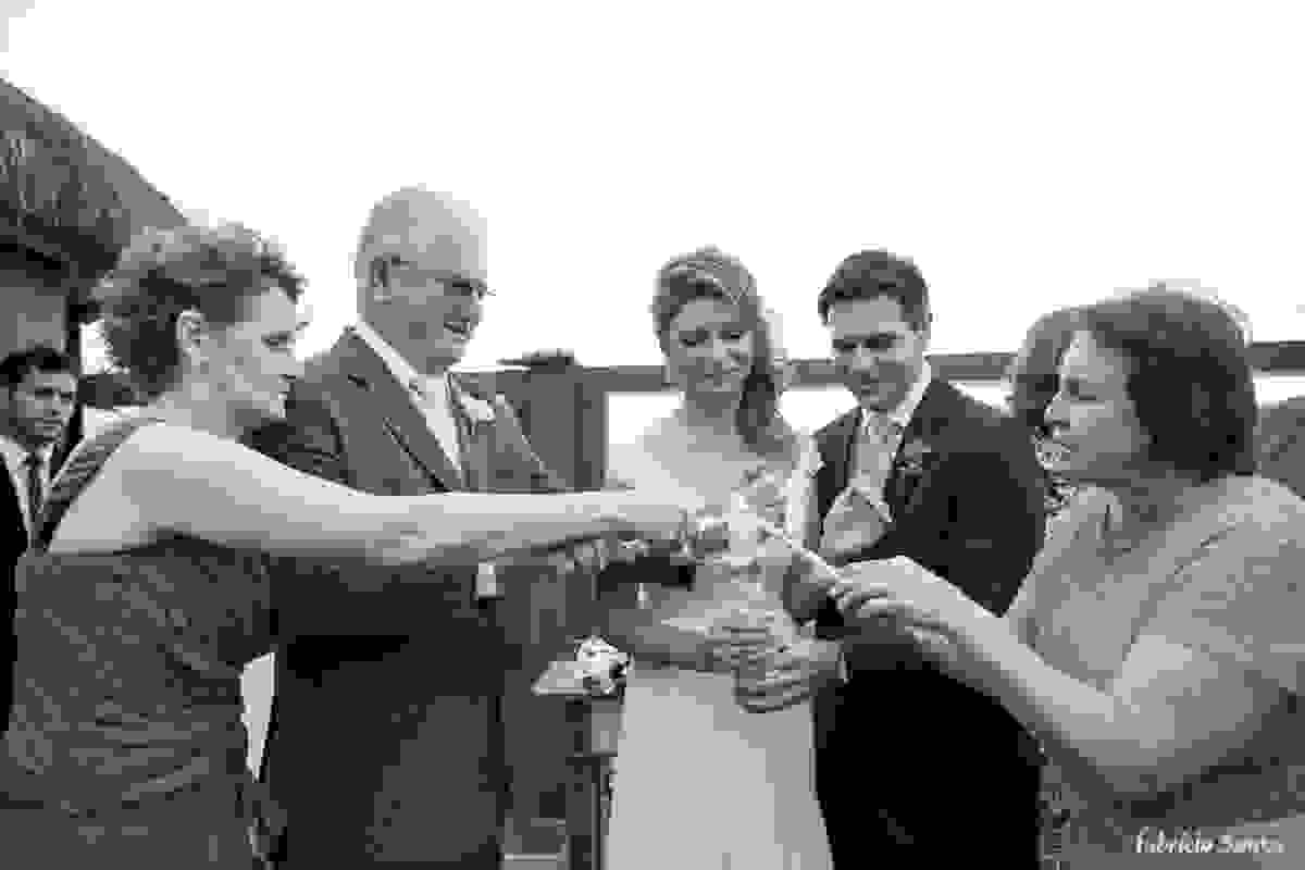 o simbolismo das velas durante a cerimonia